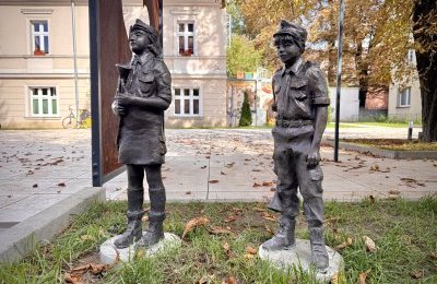 Figurki druhów stanęły przed hufcem 