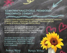 Życzenia z okazji Dnia Edukacji Narodowej