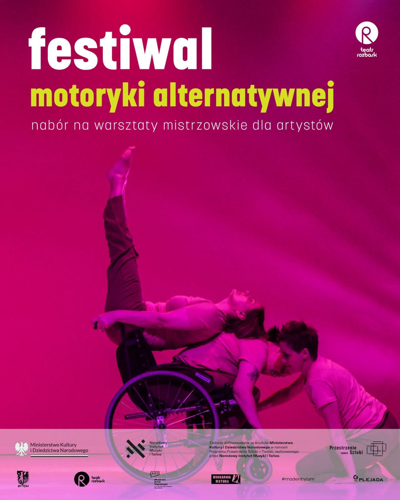 plakat Festiwalu Motoryki Alternatywnej