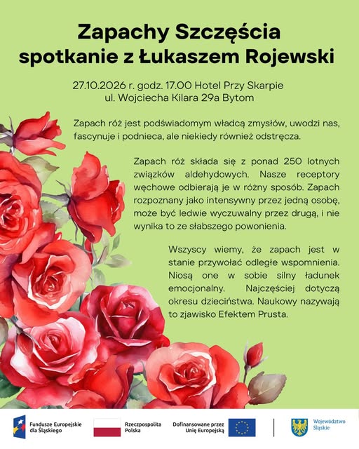 Zapachy szczęścia. Spotkanie z Łukaszem Rojewskim