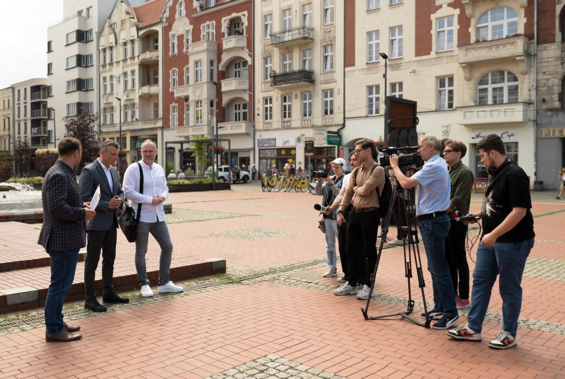 Dziś odb ył się briefing prasowy w sprawie przebudowy Rynku