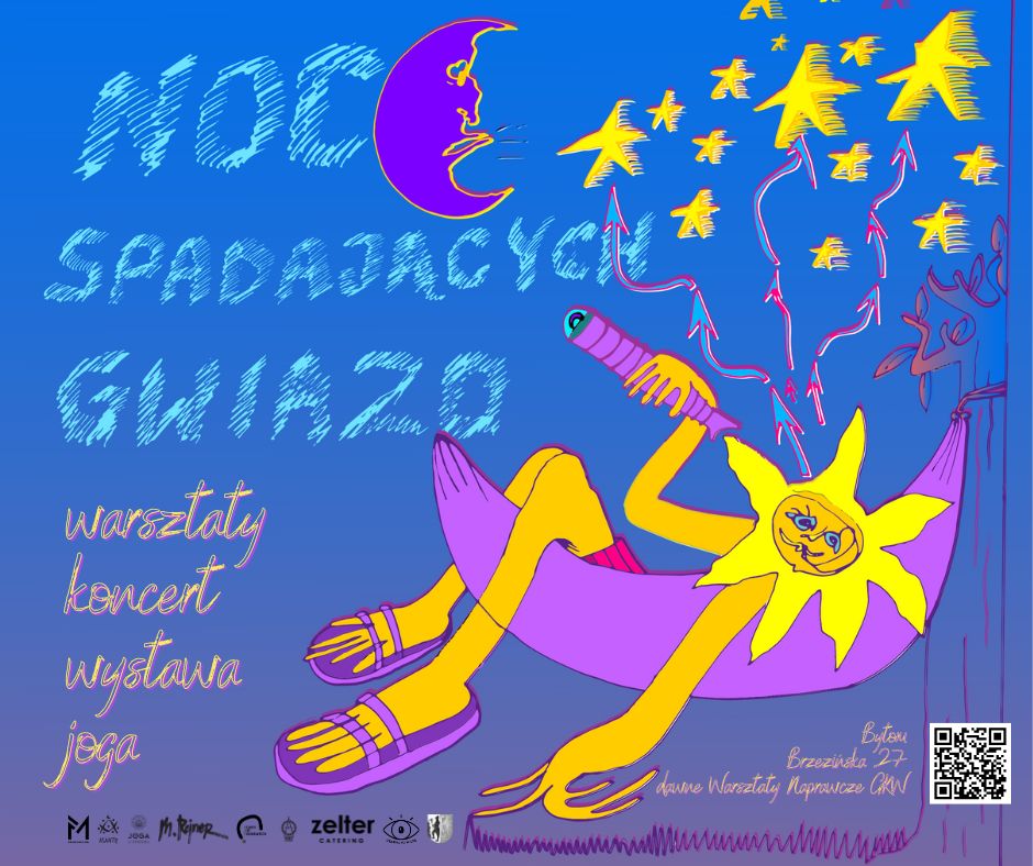 Plakat promujący Noc Spadających Gwiazd Plakat promujący Noc Spadających Gwiazd