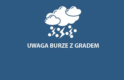 Uwaga! Wiosenne burze z intensywnymi opadami deszc