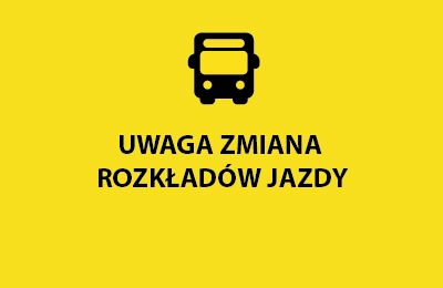 Uwaga pasażerowie! Zmiana w rozkładzie jazdy lin