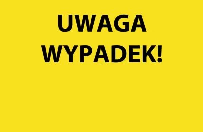 Uwaga kierowcy! Wypadek na ul. Strzelców Bytomski