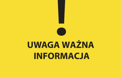 Ważna informacja dla przedsiębiorców!