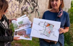 Przy ul. Katowickiej 29 powstanie Zielona Strefa. Zdjęcia z konsultacji społecznych przeprowadzonych przy ul. Katowickiej w 2020 roku (1)