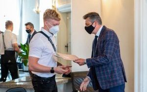 Prezydent pogratulował bytomskim waterpolistom  (3)