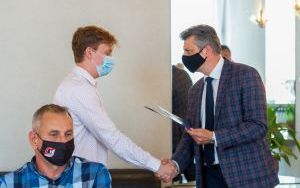 Prezydent pogratulował bytomskim waterpolistom  (8)