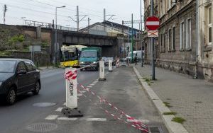 Tymczasowa organizacja ruchu przy ul. Miarki. Rozpoczęły się prace nad nowym oznakowaniem (2)