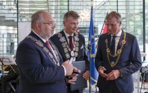 20 lat partnerstwa z Recklinghausen - uroczystości jubileuszowe - wręczenie Medalu Miasta Bytomia (2)