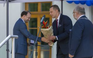 Dni Otwarte Pałacu w Miechowicach. Wręczenie Medalu Miasta Bytomia ks. Janowi Kurko (3)