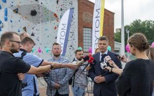 Rozgrzewka przed wielkim otwarciem - Centrum Sportów Wspinaczkowych i Siłowych w Bytomiu udostępnia strefę zewnętrzną (2)