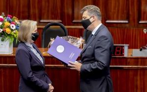 Uroczyste pożegnanie naczelnik Wydziału Kultury i Sportu UM w Bytomiu  (2)
