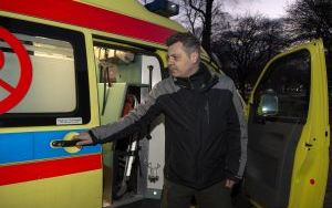 Ambulans do Drohobycza wyruszył na Ukrainę  (1)