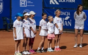 Agnieszka Radwańska na bytomskich kortach. Była wiceliderka rankingu WTA promowała tenis wśród najmłodszych (1)