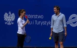 Agnieszka Radwańska na bytomskich kortach. Była wiceliderka rankingu WTA promowała tenis wśród najmłodszych (2)