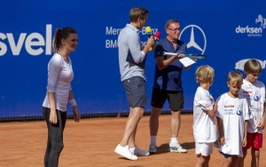 Agnieszka Radwańska na bytomskich kortach. Była wiceliderka rankingu WTA promowała tenis wśród najmłodszych (3)