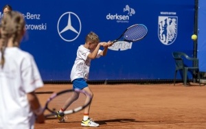 Agnieszka Radwańska na bytomskich kortach. Była wiceliderka rankingu WTA promowała tenis wśród najmłodszych (9)