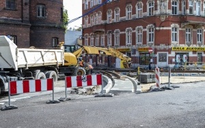 Trwa modernizacja torowisk tramwajowych w Bytomiu (1)
