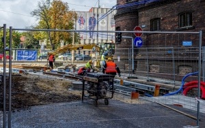 Trwa modernizacja torowisk tramwajowych w Bytomiu (6)