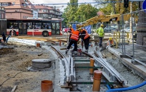 Trwa modernizacja torowisk tramwajowych w Bytomiu (9)