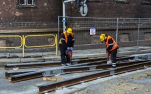 Trwa modernizacja torowisk tramwajowych w Bytomiu (10)