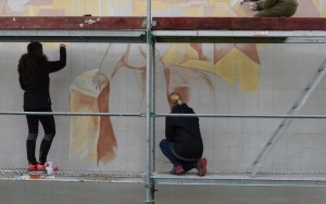 Powstaje mural poświęcony Brunonowi Schulzowi (4)