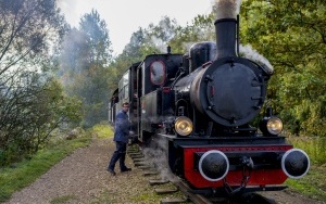 Pasażerowie wąskotorówki przeszli odprawę paszportową. To kolejna atrakcja przygotowana przez SGKW (12)