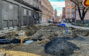 Postęp prac na skrzyżowaniu ul. Piekarskiej - Sądowej i placu Tadeusza Kościuszki (3)