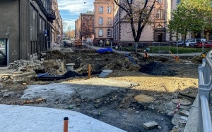 Postęp prac na skrzyżowaniu ul. Piekarskiej - Sądowej i placu Tadeusza Kościuszki (4)