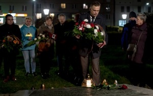 Noc, która wstrząsnęła miastem. 84 lata temu miała miejsce „Kristallnacht” w Bytomiu. Mieszkańcy upamiętnili ofiary tragicznych wydarzeń w 1938 roku (4)