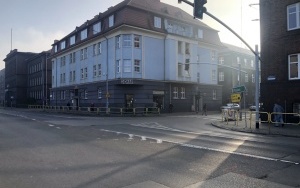 Zamknięte skrzyżowanie Strzelców Bytomskich i Chrzanowskiego (4)