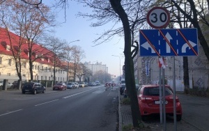Zamknięte skrzyżowanie Strzelców Bytomskich i Chrzanowskiego (5)