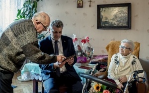 Prezydent odwiedził małżeńskich jubilatów  (4)
