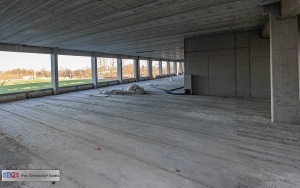  Trwa budowa obiektu piłkarskiego Polonii Bytom. Kontynuowane są prace przy budynku klubowym  (6)