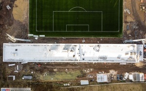 Trwa budowa obiektu piłkarskiego Polonii Bytom. Kontynuowane są prace przy budynku klubowym  (8)