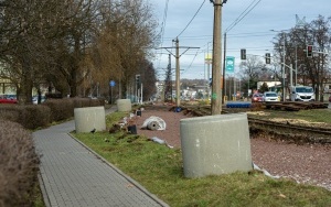 Trwa przebudowa torowiska tramwajowego na Stroszek (4)