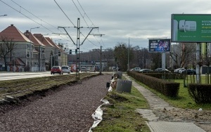 Trwa przebudowa torowiska tramwajowego na Stroszek (6)