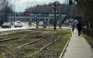 Trwa przebudowa torowiska tramwajowego na Stroszek (7)
