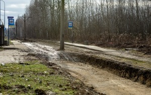 Trwa przebudowa torowiska tramwajowego na Stroszek (8)