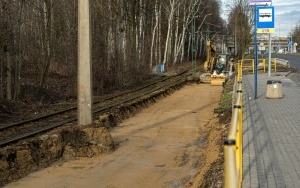 Trwa przebudowa torowiska tramwajowego na Stroszek (10)