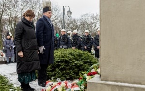 Pod obeliskiem na cmentarzu przy ul. Staffa upamiętniono dzisiaj 122 ofiary tragicznego wybuchu pyłu węglowego w KWK Rozbark (12)