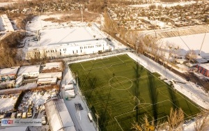 Trwa budowa obiektu piłkarskiego Polonii Bytom. Wykonawca kontynuuje prace przy budynku klubowym (6)
