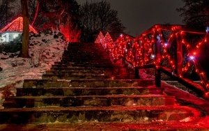 Walentynkowa iluminacja na Górze Miłości  (7)