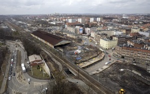 W rejonie Zamłynia trwa przebudowa wiaduktu kolejowego na linii kolejowej nr 131 (1)
