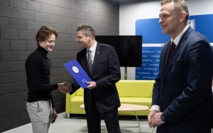Prezydent Bytomia pogratulował mistrzostwa Polski młodym hokeistom Polonii Bytom [ (10)