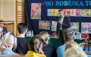 Prezydent Bytomia Mariusz Wołosz spotkał się z rodzicami młodych piłkarzy GKS Rozbark Bytom [ (1)