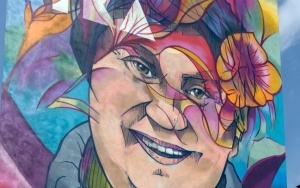 Mural z wizerunkiem Bytomskiej Smerfetki (1)