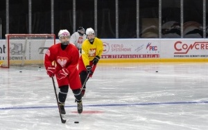 Kadra Narodowa Juniorek U18 w hokeju na lodzie trenuje w Bytomiu (8)